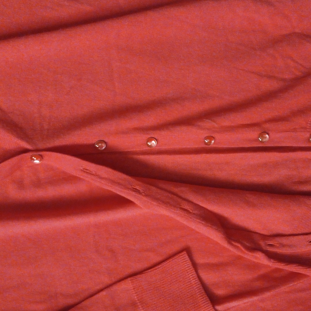 Pink Partial Button Down Sweater - image 6